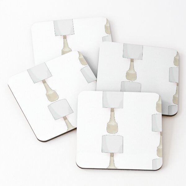 Item preview, Neutral Tone Table Lamp Art Print designed and sold by KaleChub.