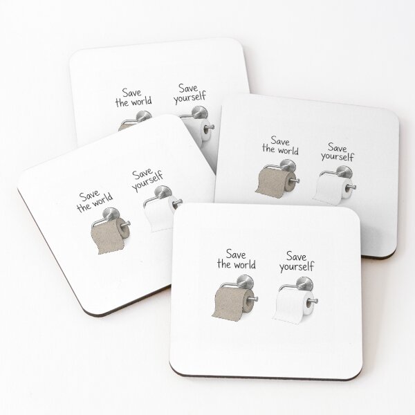 Item preview, Save the world or yourself designed and sold by PewterPi.