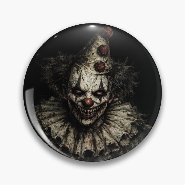 Item preview, Evil Clown Horror Portrait Dark Illustration designed and sold by DjFreeq.