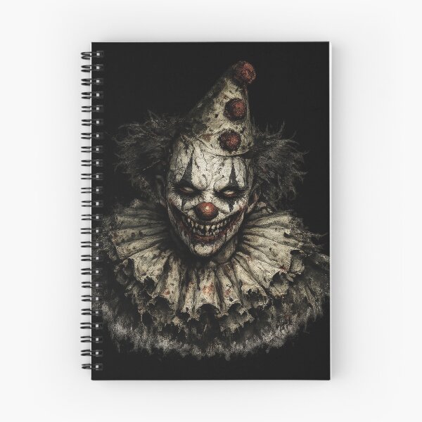 Item preview, Evil Clown Horror Portrait Dark Illustration designed and sold by DjFreeq.