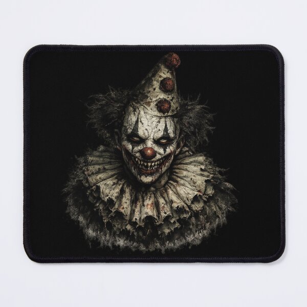 Item preview, Evil Clown Horror Portrait Dark Illustration designed and sold by DjFreeq.