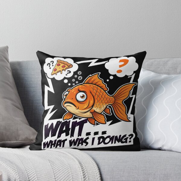 Item preview, Wait What Was I Doing Goldfish Design designed and sold by TshirtsOnline-.