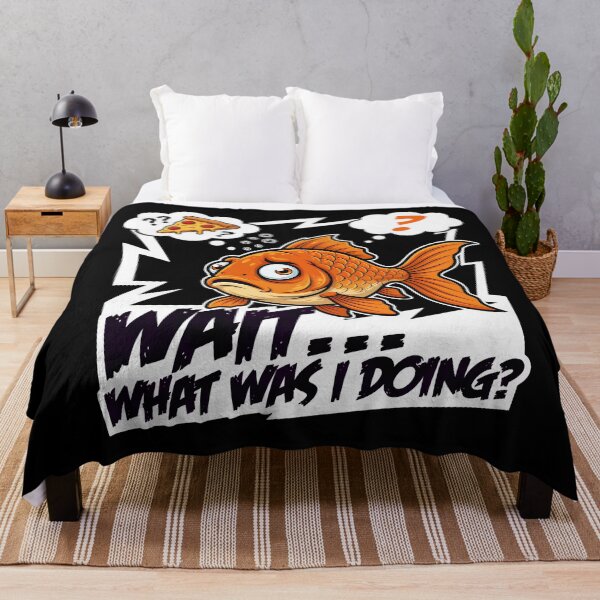 Item preview, Wait What Was I Doing Goldfish Design designed and sold by TshirtsOnline-.