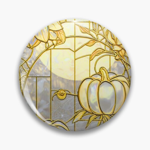 Item preview, Halloween Pumpkins Stained Glass Style Cake designed and sold by BriSher.