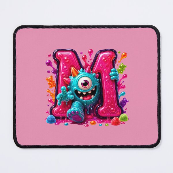 Item preview, Letter M Kawaii Jelly Alphabet | Cute Gummy Marshmallow Mascot Sticker designed and sold by VectorJoy.