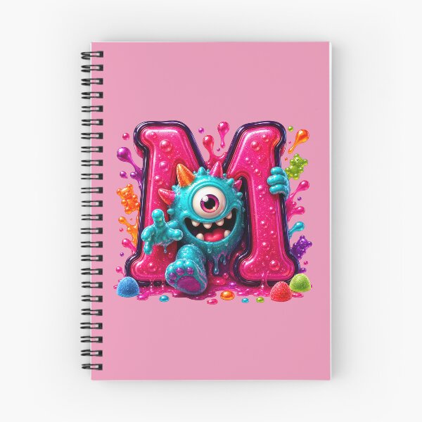 Item preview, Letter M Kawaii Jelly Alphabet | Cute Gummy Marshmallow Mascot Sticker designed and sold by VectorJoy.