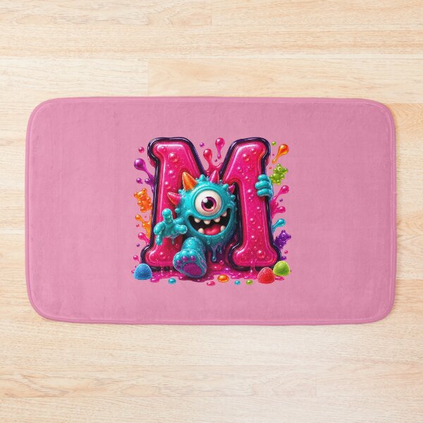 Item preview, Letter M Kawaii Jelly Alphabet | Cute Gummy Marshmallow Mascot Sticker designed and sold by VectorJoy.