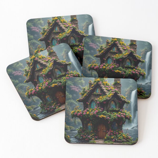 Item preview, Magical Floral Witch House designed and sold by Vhelir-Art.
