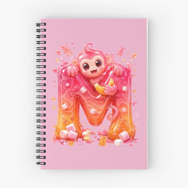 Item preview, Letter M Kawaii Jelly Alphabet | Cute Gummy Marshmallow Mascot Sticker designed and sold by VectorJoy.