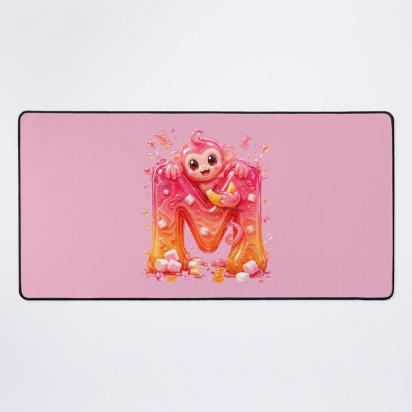 Item preview, Letter M Kawaii Jelly Alphabet | Cute Gummy Marshmallow Mascot Sticker designed and sold by VectorJoy.