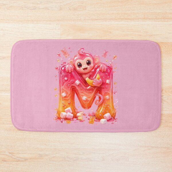 Item preview, Letter M Kawaii Jelly Alphabet | Cute Gummy Marshmallow Mascot Sticker designed and sold by VectorJoy.