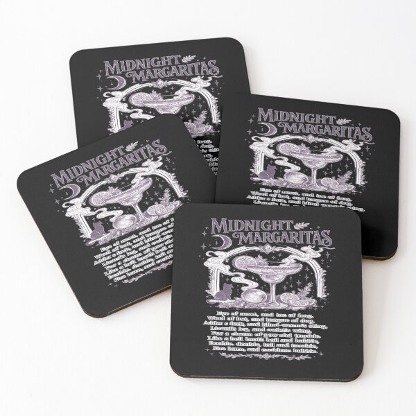 Item preview, Midnight Margaritas for Witchy Cocktail Lovers designed and sold by POD DYNASTY | Original Print On Demand T-Shirt Graphics.
