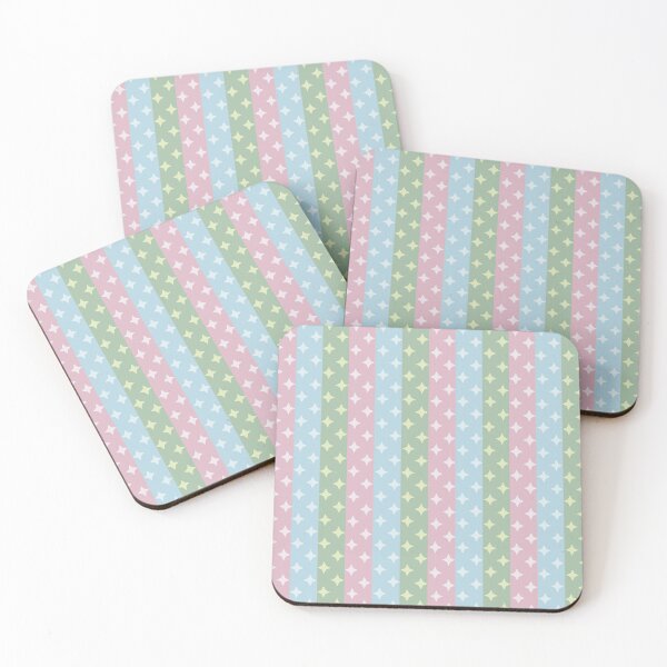 Item preview, Pastel Star Stripe Pattern designed and sold by NNhu.