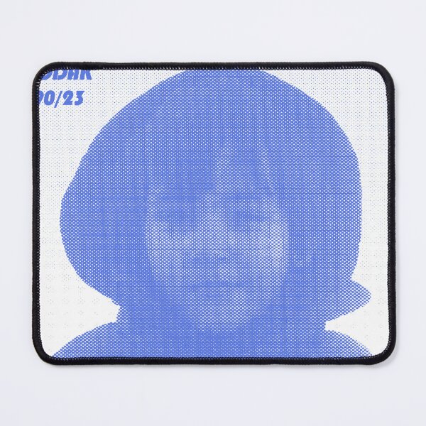 Item preview, Kodak 90/23 Blue Halftone Silhouette - Y2K Pop Art Portrai designed and sold by Kromatik.