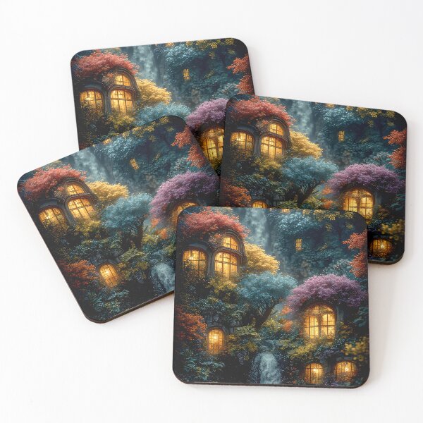 Item preview, Magical Forest Cottages designed and sold by Vhelir-Art.