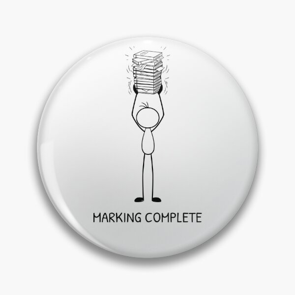 Item preview, Marking Complete Funny Teacher Shirt | Grading Papers Teacher Graphic Tee | Classroom Humor Teacher Gift designed and sold by Pebl-Co.