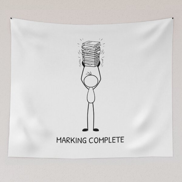 Item preview, Marking Complete Funny Teacher Shirt | Grading Papers Teacher Graphic Tee | Classroom Humor Teacher Gift designed and sold by Pebl-Co.