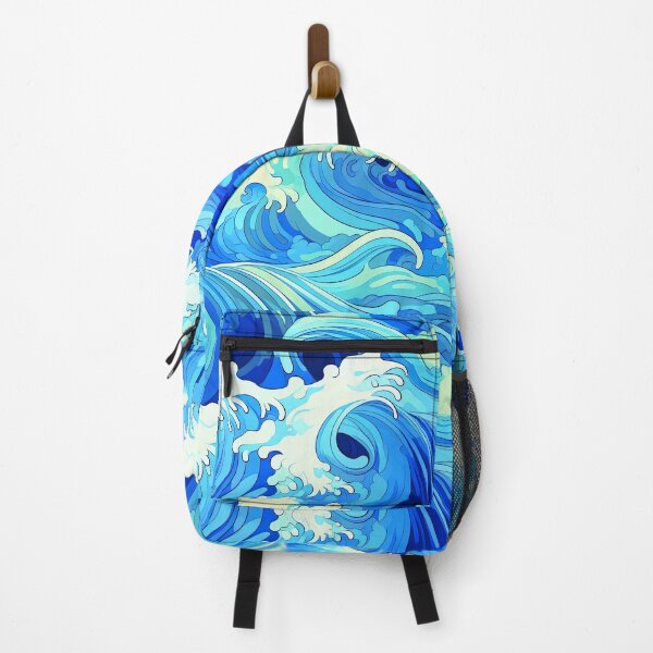 Item preview, Japanese Great Waves Blue Ocean And White Caps designed and sold by DEC02.