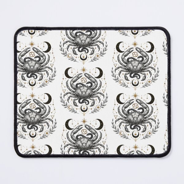 Item preview, Cancer zodiac sign sticker - "Dark Academia" graphic style designed and sold by Dany-et-Dom.