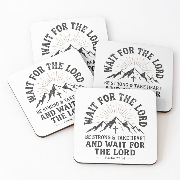 Item preview, Wait for the Lord designed and sold by SacredThreadCo.