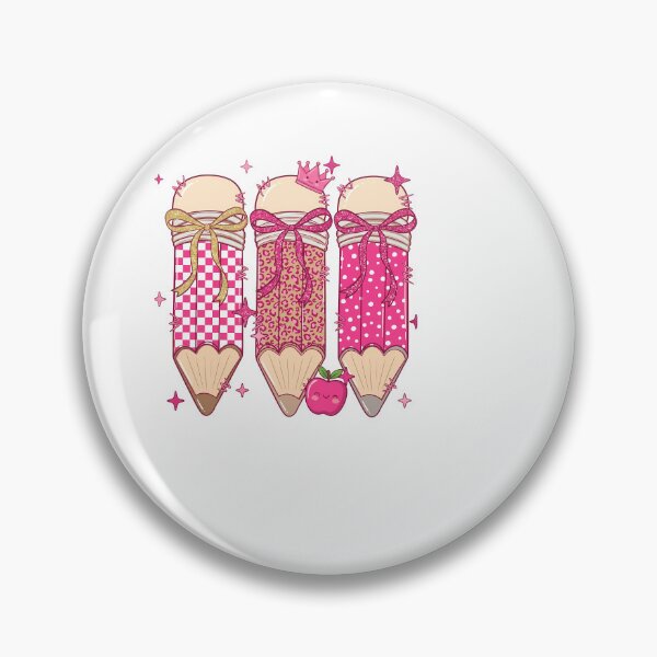 Item preview, Cute Pink Coquette Bow Pencil Back To School Teacher designed and sold by KroghDs.