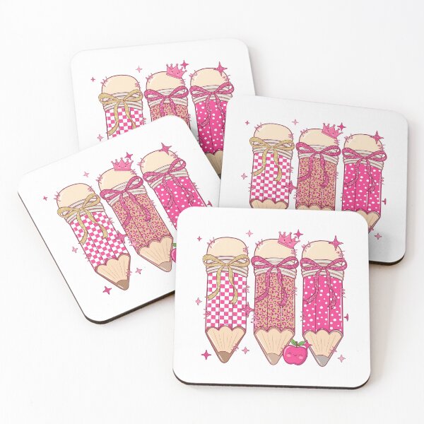 Item preview, Cute Pink Coquette Bow Pencil Back To School Teacher designed and sold by KroghDs.
