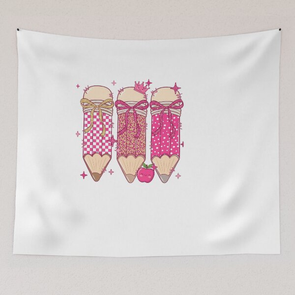 Item preview, Cute Pink Coquette Bow Pencil Back To School Teacher designed and sold by KroghDs.