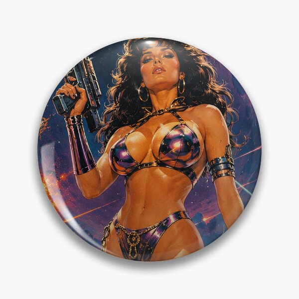 Item preview, Space Vixens Retro Sci-Fi Art designed and sold by obstinator.