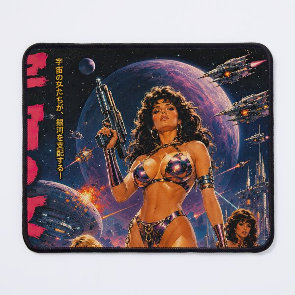 Item preview, Space Vixens Retro Sci-Fi Art designed and sold by obstinator.