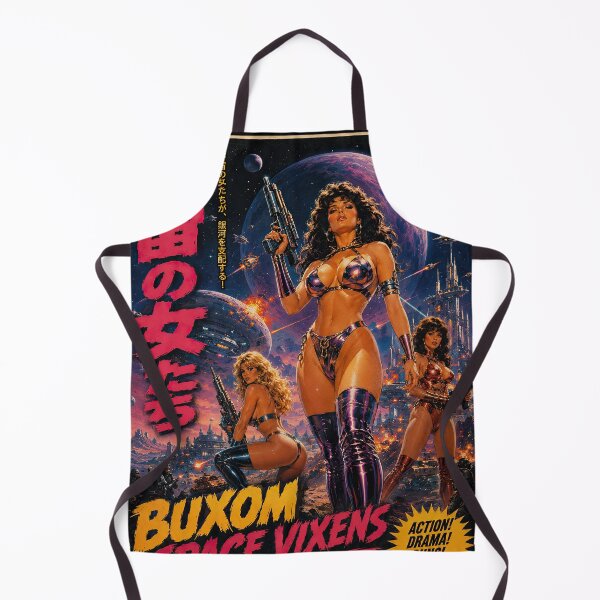 Artikelvorschau, Weltraum-Vixens Retro-Sci-Fi-Kunst entworfen und verkauft von obstinator.