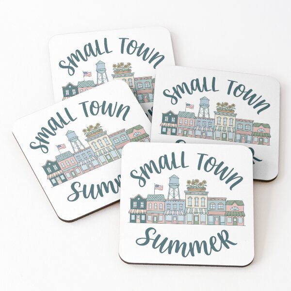 Item preview, Small Town Summer Vintage Main Street Graphic T-Shirt | Cute Hometown Summer Gift designed and sold by StickerNestYou.