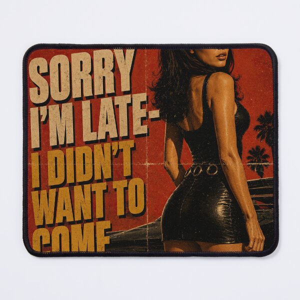 Item preview, Sorry I'm Late Vintage Movie Art designed and sold by obstinator.