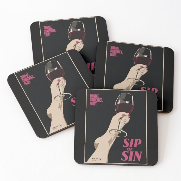 Item preview, Sip of Sin Vintage Wine Art designed and sold by obstinator.