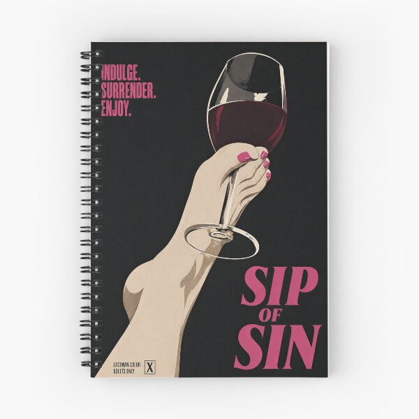 Item preview, Sip of Sin Vintage Wine Art designed and sold by obstinator.