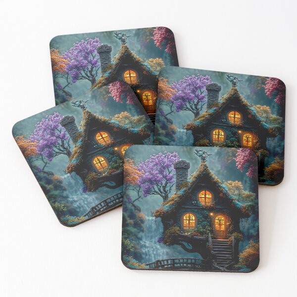 Item preview, The Enchanted Bridge Cabin designed and sold by Vhelir-Art.