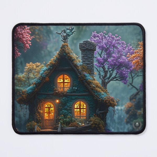 Item preview, The Enchanted Bridge Cabin designed and sold by Vhelir-Art.