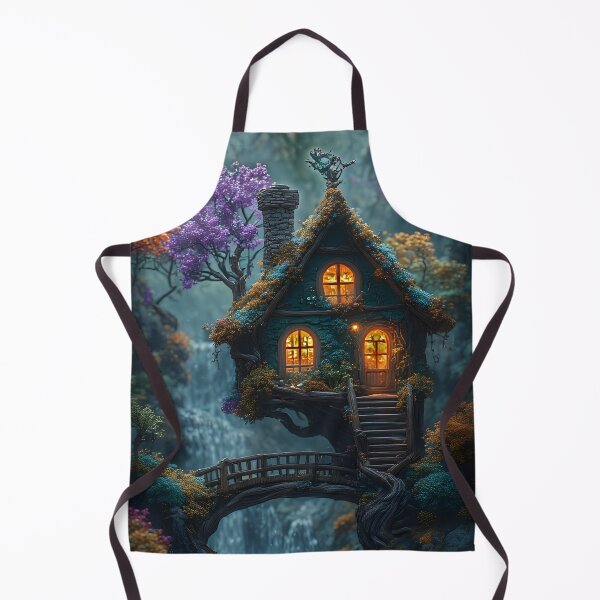 Item preview, The Enchanted Bridge Cabin designed and sold by Vhelir-Art.