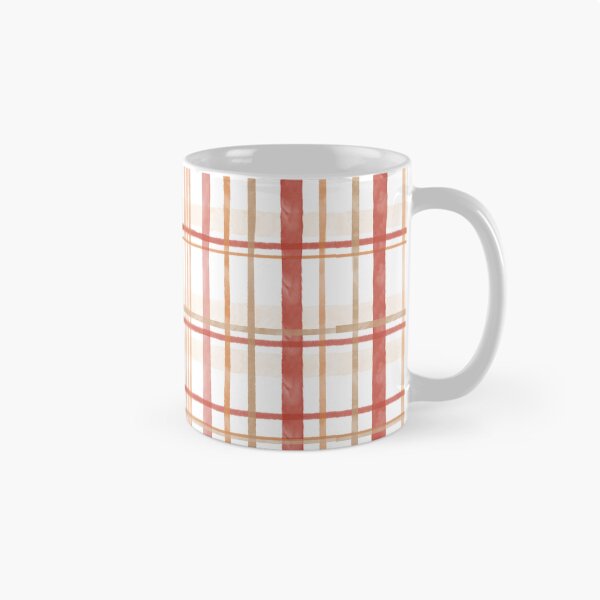 Item preview, red plaid soft watercolor repeat designed and sold by Meg M Studio.