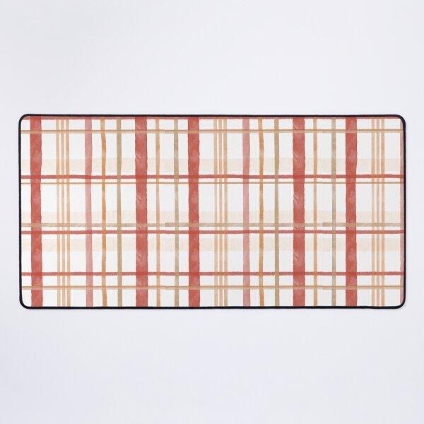 Item preview, red plaid soft watercolor repeat designed and sold by Meg M Studio.