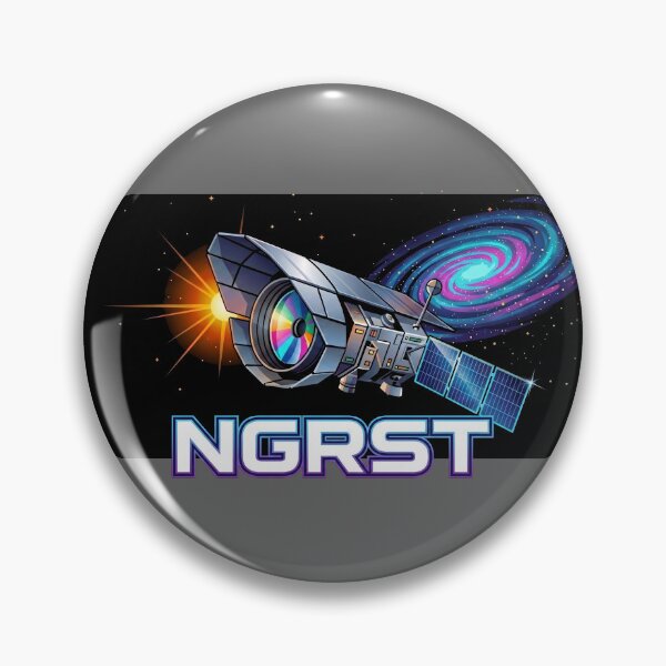 Item preview, NGRST Nancy Grace Roman Space Telescope Galaxy Astronomy Graphic designed and sold by KiwiRider.