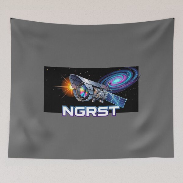 Item preview, NGRST Nancy Grace Roman Space Telescope Galaxy Astronomy Graphic designed and sold by KiwiRider.