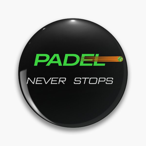 Item preview, Padel Never Stops for Padel Sports Players designed and sold by MalwasBasket.