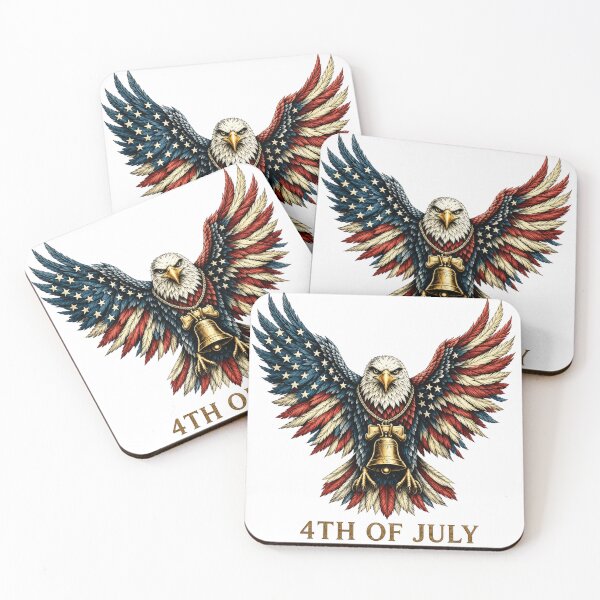 Item preview, 251st Anniversary of the USA - Patriotic Bald Eagle for July 4th designed and sold by Collins Design.