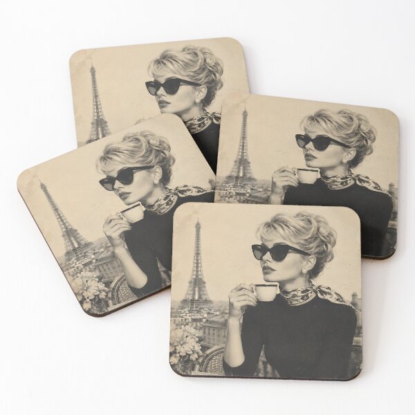 Item preview, Vintage Paris Café – French Retro Art designed and sold by Nima Designs .