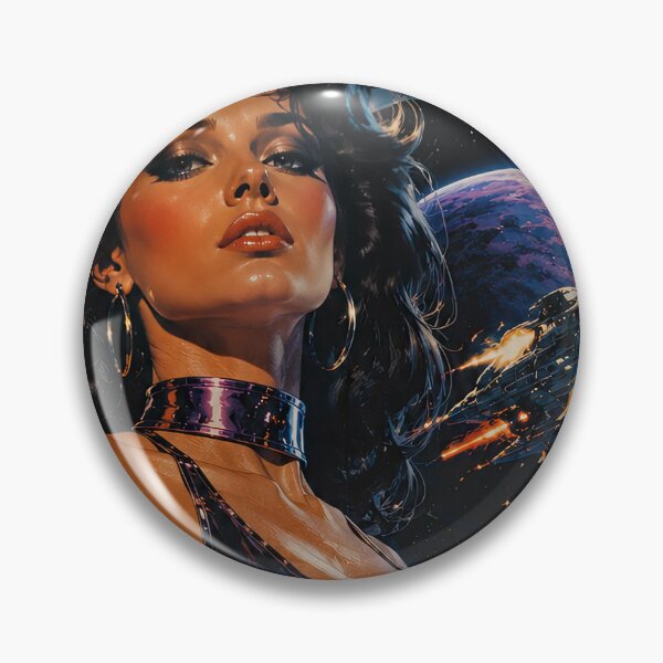 Item preview, Buxom Space Vixens Retro Sci-Fi Art designed and sold by obstinator.