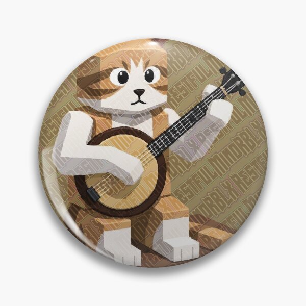 Item preview, Banjo Picking Tabby Design designed and sold by RestfulMindRBLX.