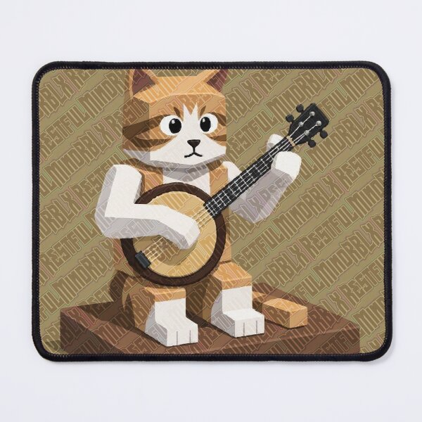 Item preview, Banjo Picking Tabby Design designed and sold by RestfulMindRBLX.