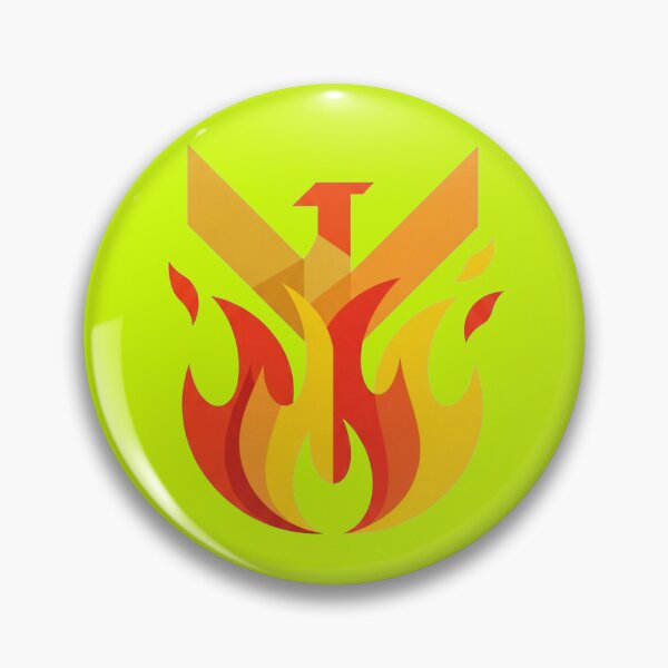 Item preview, Geometric Fire Monogram - Minimalist Flame Optical Illusion designed and sold by Dzblack.