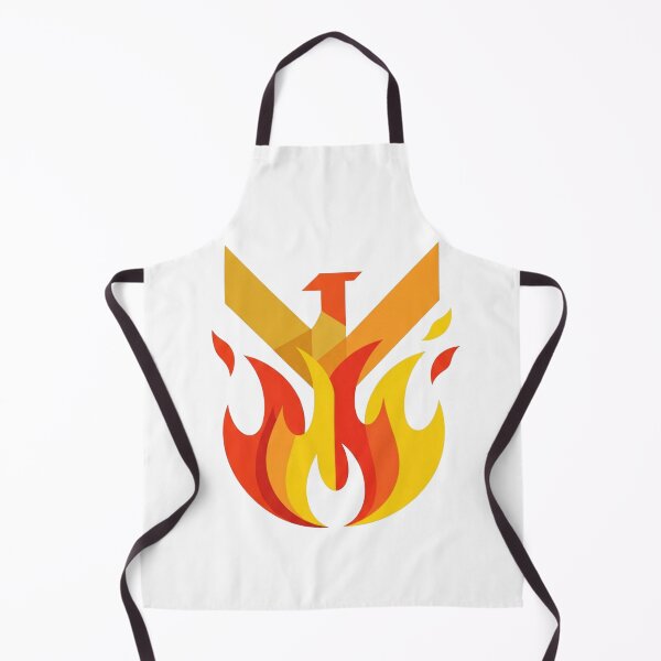 Item preview, Geometric Fire Monogram - Minimalist Flame Optical Illusion designed and sold by Dzblack.