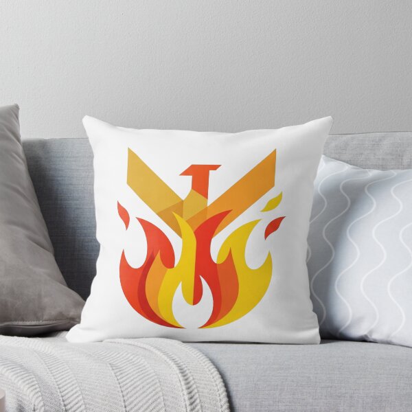 Item preview, Geometric Fire Monogram - Minimalist Flame Optical Illusion designed and sold by Dzblack.